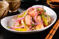 Ceviche de salmón rosado - comprar online