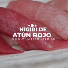 Nigiri de atún rojo (3 unidades)