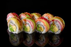 Rainbow roll (10 unidades) - comprar online