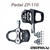 PEDAL AUTOMATICO ZERAY ZP-110 9/16" CARBONO RUTA - comprar online