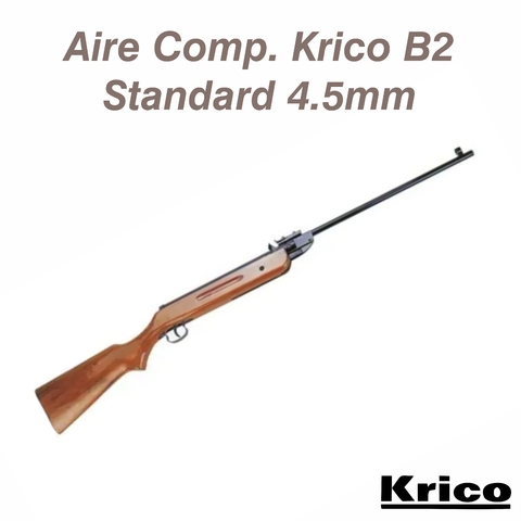 Rifle Aire Comprimido Krico B2 Standard 5.5mm Tiro Caza!