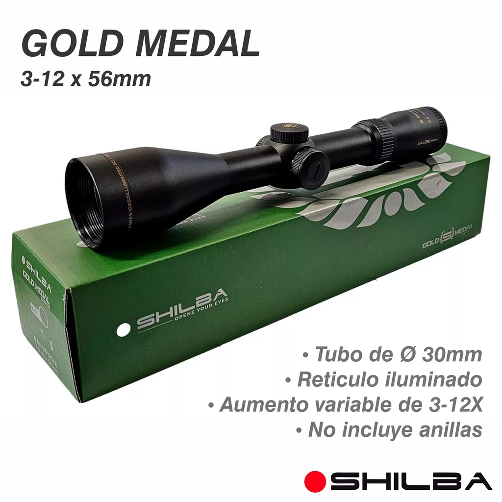 Mira Telescópica Shilba Gold Medal 2.5-10x50