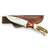 CUCHILLO VENADO NATIVA 11.5 CM CABO MADERA CIERVO