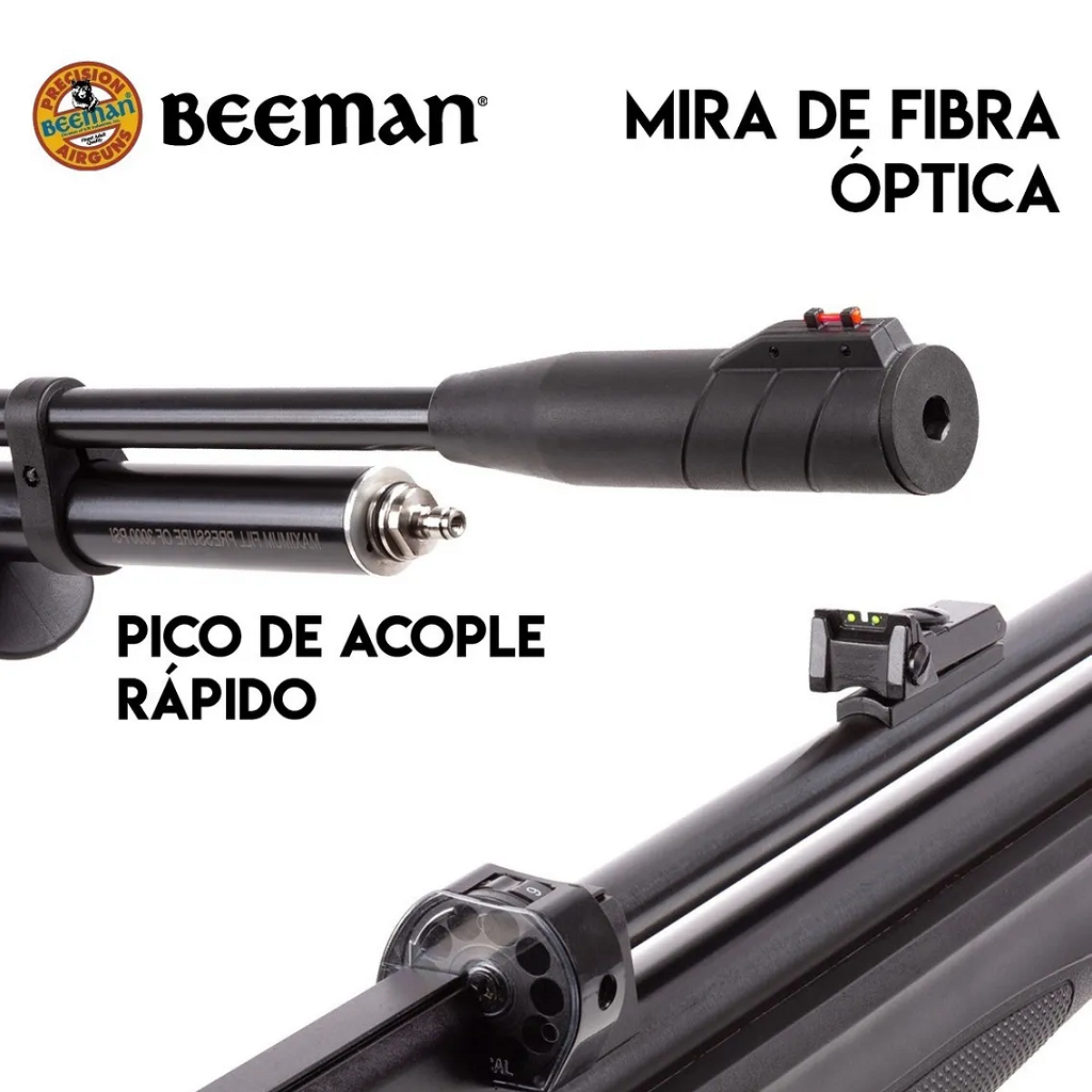 Rifle Aire Comprimido Beeman 1210 5,5 Mm Potente Caza