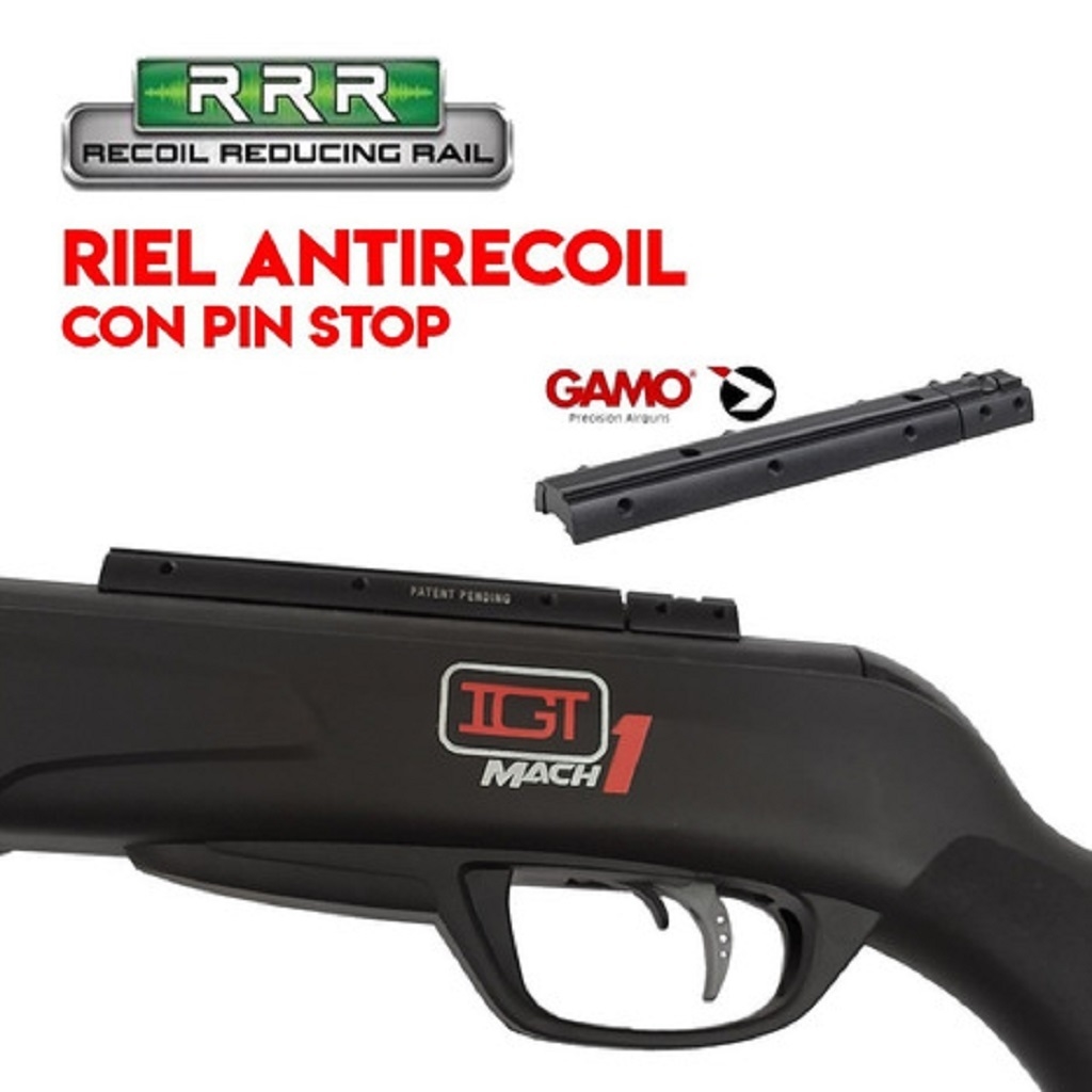 Rifle Aire Comprimido 5.5 Gamo Black Bear Nitro Mira Balines