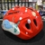 CASCO P/ BICI NIÑO SMART 10 VENTILACIONES C/VISERA 50-56 CM ROJO - comprar online