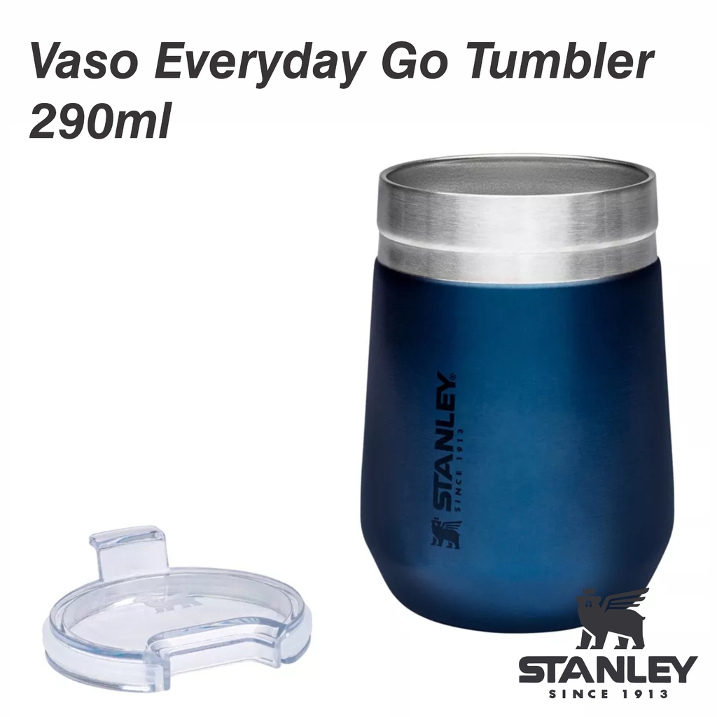 VASO STANLEY EVERYDAY GO TUMBLER 290ML ACERO C/TAPA
