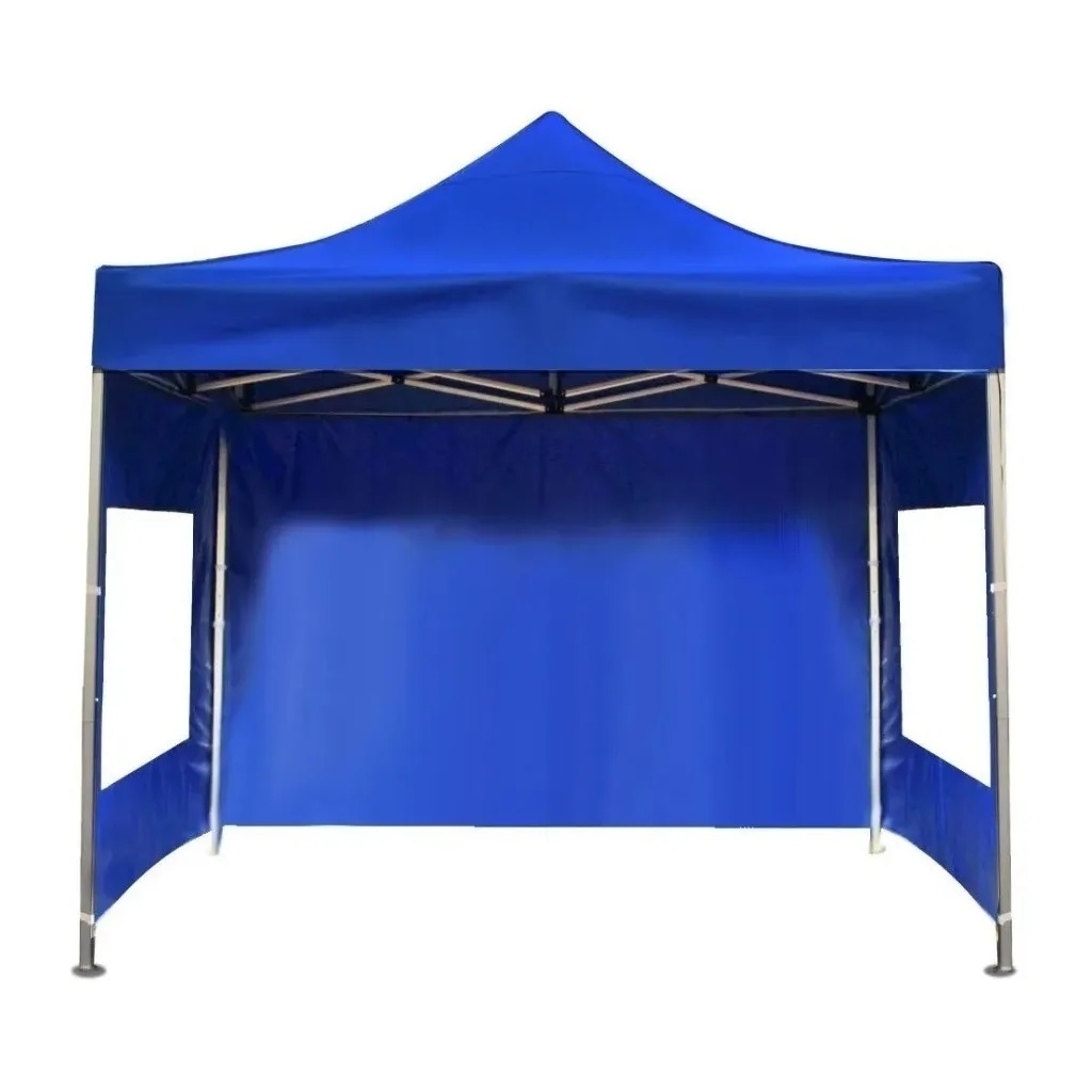 Gazebo de Acero 3x3 Plegable Auto armable Impermeable con 3 laterales