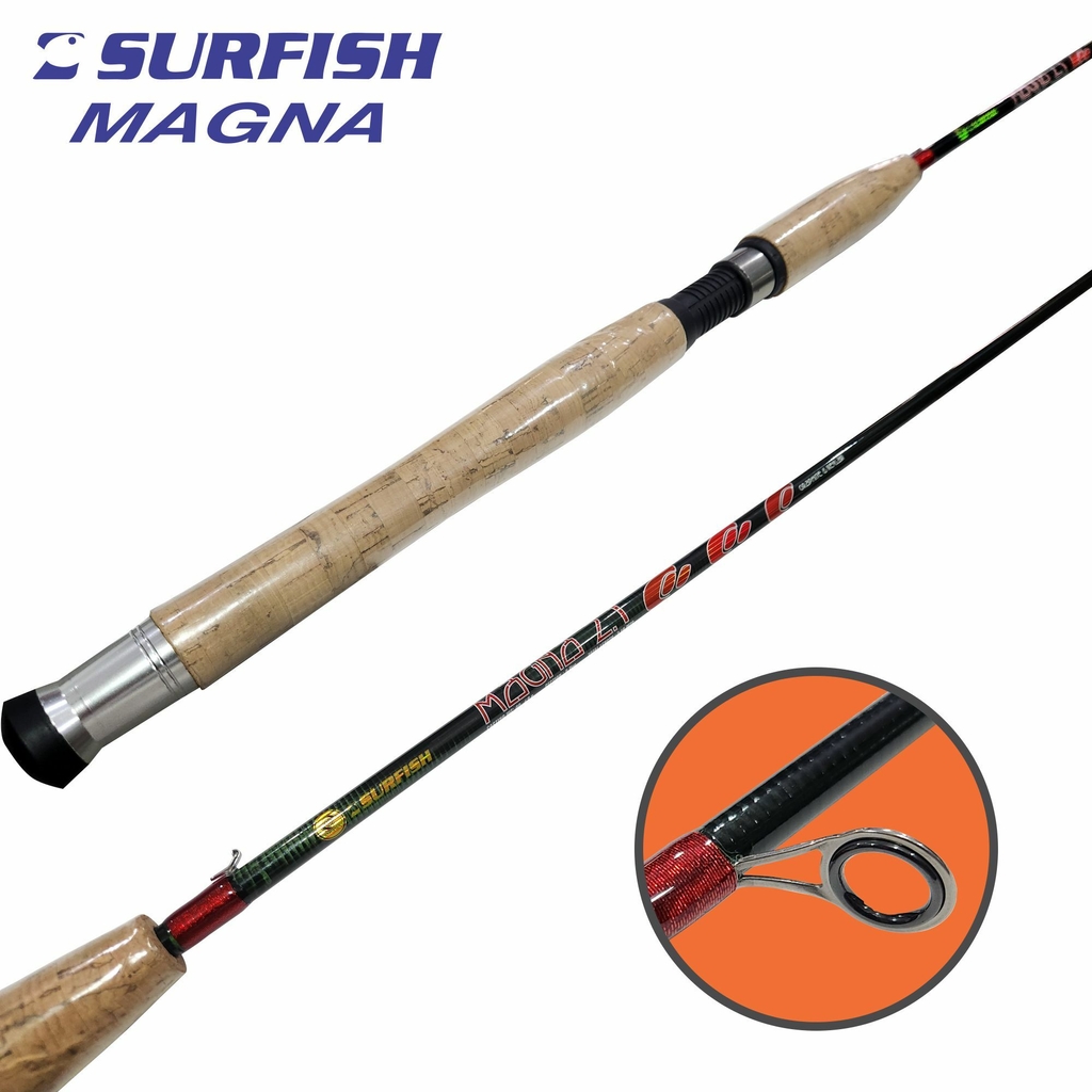 ❎CAÑA SURFISH ❎AGRESSOR Medidas Disponibles: ❌2,70 mts. ❌3,00 mts.  ➡️Categoría: Spinning y Baitcasting ➡️Caña en dos