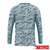 REMERA TECH CAMO CELESTE M/LARGA - comprar online