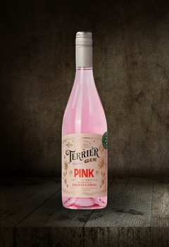 TERRIER PINK HIBISCUS FLOWERS GIN