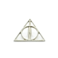 Prendedor Pin Harry Potter Oficial Deathly Hallows - GREEN GOBLIN STORE