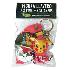 PACK Figura Llavero Pokemon Pikachu