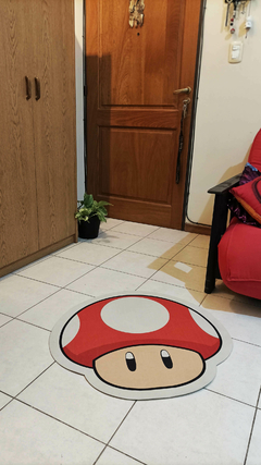 Alfombra Deco Nintendo Mario Bros Mushroom - comprar online
