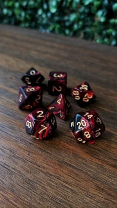 Set 7 dados Wiz Dice en internet