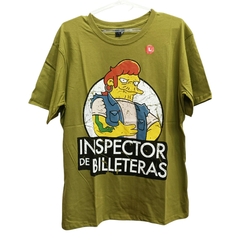 Remera The Simpsons Inspector de Billeteras - Talle L