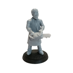 Figra Miniatura Resina Leatherface Chainsaw