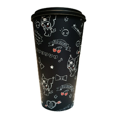 Vaso con Tapa Kuromi Oficial Sanrio - comprar online