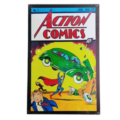 Cuadro 20x30cm Superman Action Comics - comprar online