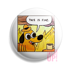 Pin Coffee Meme This is Fine