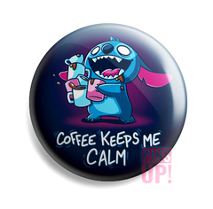 Pin Stitch Coffee Calm