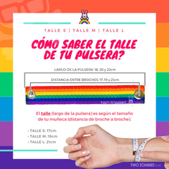 Pulsera Muñequera LGBT - fina - comprar online