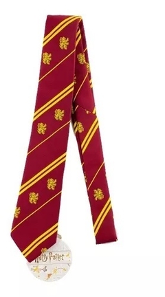 Corbata Seda Gryffindor Harry Potter Importada - comprar online