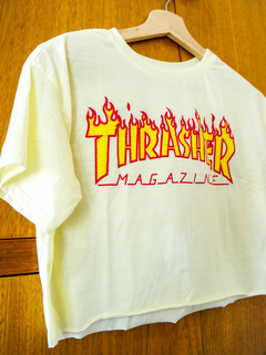 Remera corta Thrasher - Talle L/XL/XXL - comprar online