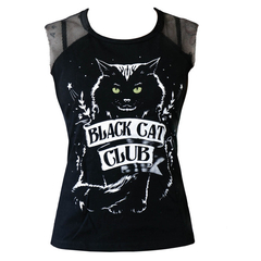 Remera Black Cat Club Talle M