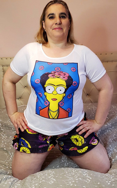 Pijama Frida Simpsons - Talle 40 a 46 en internet