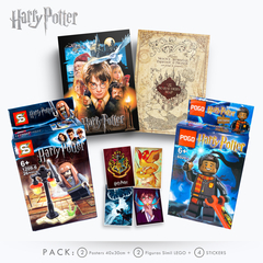 PACK HARRY POTTER Figuras + Posters + Stickers