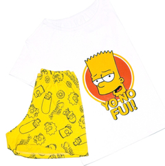 Pijama The Simpsons Bart - Talle 36 a 40