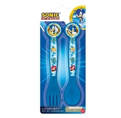 Set 2 Cubierto Infantil Sonic