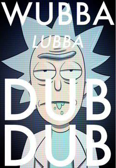 POSTERS Rick and Morty en internet