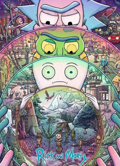 POSTERS Rick and Morty en internet
