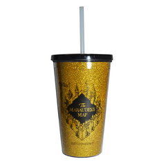 Vaso Glitter Mapa Oficial Harry Potter