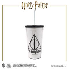 Vaso Glitter Reliquias Oficial Harry Potter