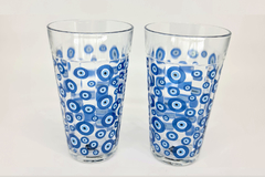 Copo Americano Olho Grego Azul Print Long Drink - comprar online