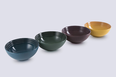 SET 4 BOWLS CEREAL BOTANIQUE LE CREUSET