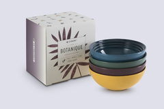 SET 4 BOWLS CEREAL BOTANIQUE LE CREUSET - loft