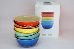 SET DE 6 BOWLS COLORIDO GIFT COLLECTION - LE CREUSET - loja online