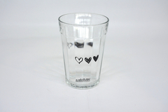 Conjunto 6 copos 300ml estilo americano Taste Love - Preto - loja online