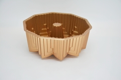 FORMA P/ BOLO ALUMÍNIO FUNDIDO DECO CAKE PAN BRONZE - MARISSA LOUNINA - comprar online