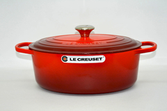 PANELA OVAL 27CM VERMELHO - LE CREUSET