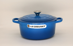 PANELA REDONDA 22CM SIGNATURE AZUL MARSEILLE - LE CREUSET