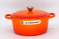 PANELA REDONDA 22CM SIGNATURE LARANJA - LE CREUSET