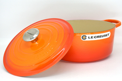 PANELA REDONDA 24CM LARANJA - LE CREUSET - comprar online