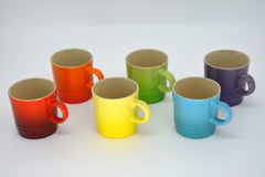 SET DE 6 CANECAS DE ESPRESSO COLORIDO - LE CREUSET