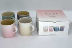 SET 4 CANECAS CHÁ 350ML CALM - LE CREUSET - comprar online