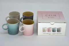 SET DE 4 CANECAS DE ESPRESSO CALM - LE CREUSET